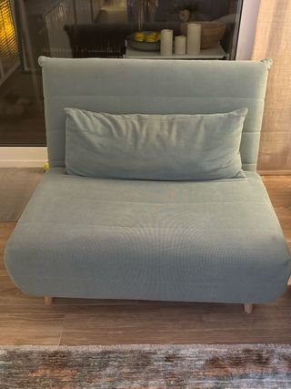 Sofá Cama Azul/Verde Agua