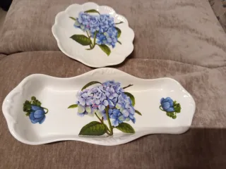 Vassoio e piattino Aynsley Chelsea Flowers