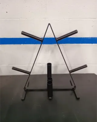 Soporte para discos de pesas decathlon domyos