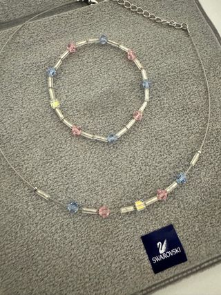 Conjunto Swarovski Collar y Pulsera