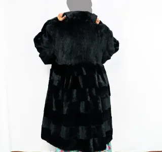 Abrigo Piel SCIN SELECCIÓN Negro Talla Única