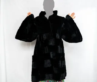 Abrigo Piel SCIN SELECCIÓN Negro Talla Única