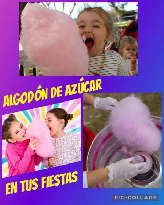 Algodón de azúcar para tus fiestas