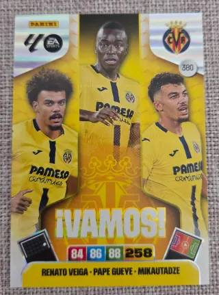 Cromo Panini Vamos Villarreal