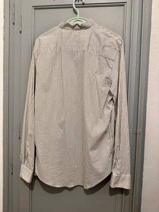 Camisa Zara Rayas Blancas y Negras