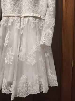 Vestido de Novia Encaje Corto