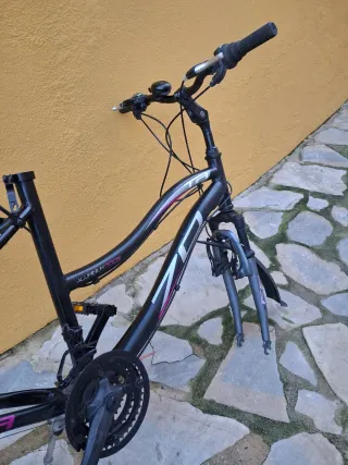 Cuadro Bici Aluminio Montaña y Piezas