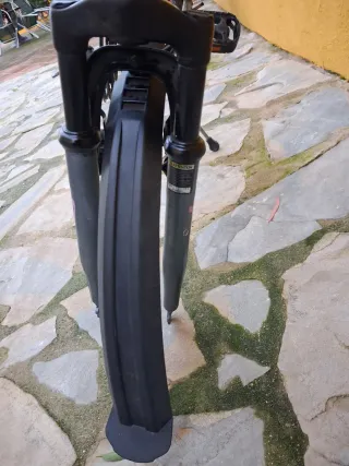 Cuadro Bici Aluminio Montaña y Piezas