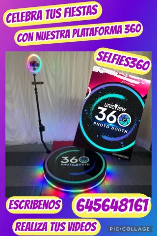 Alquiler Fotomatón 360 para Fiestas