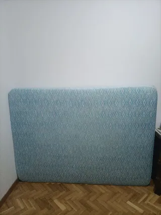 Somier metálico con láminas de madera y Colchón