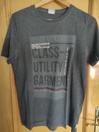 Camiseta Jack & Jones gris hombre