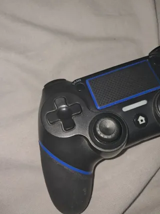 Mando PS4 Negro y Azul