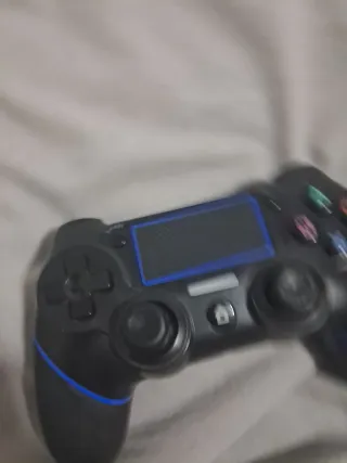 Mando PS4 Negro y Azul