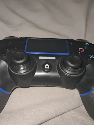 Mando PS4 Negro y Azul