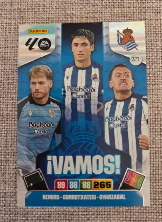 Cromo Panini Vamos Real Sociedad 377