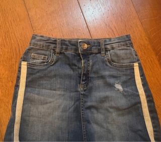 Completo bambina 6 anni: cardigan, gonna, t-shirt