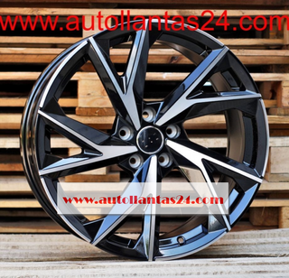 8828 JUEGO DE 4 LLANTAS AUDI RS BLACK META