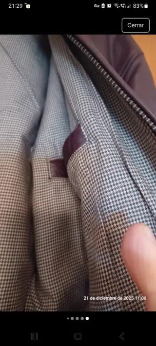 Chaqueta de piel Polo Ralph Lauren Talla L