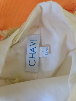 Vestido ceremonia niña T. 12 meses