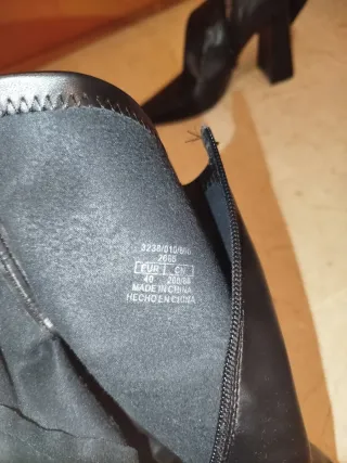 Botines Tacón Zara Negros