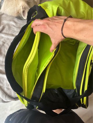 Paletero Adidas Negro y Amarillo