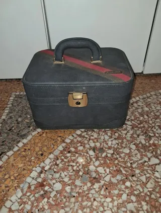 Bauletto vintage con strisce