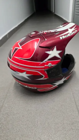 Casco Motocross Hebo Rojo
