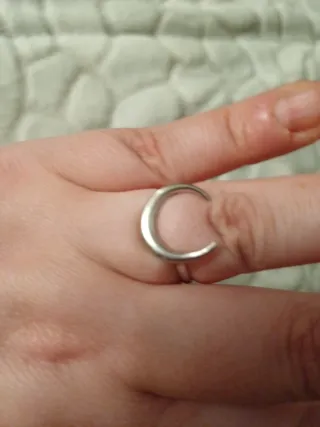 Anillo Luna Plata 925