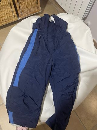 Pantalón de nieve infantil azul
