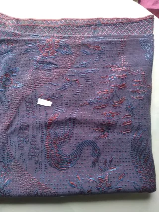 Colcha seda antigua 220x170