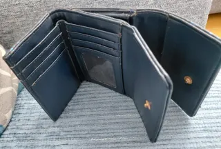 Cartera Monedero Desigual Azul y Turquesa