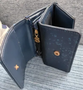 Cartera Monedero Desigual Azul y Turquesa