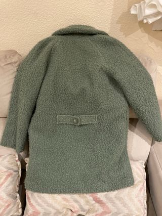 Abrigo verde lana coconut T. 13-14