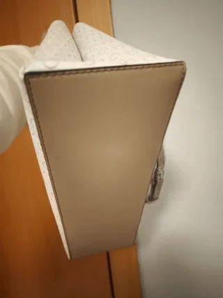 Bolso Guess Mujer Beige y Blanco