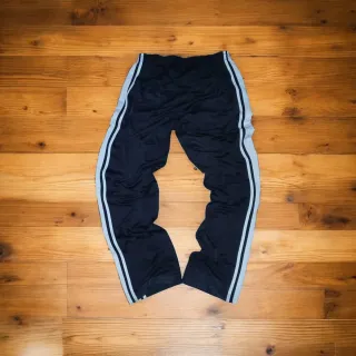 Pantaloni Tuta Puma Neri Strisce Grigie
