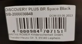 Silla de coche Britax Römer Negra Discovery Plus