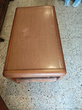 Mesa de centro de madera maciza