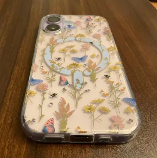 Funda Magsafe iPhone 17 Flores y Mariposas