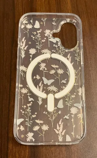 Funda Magsafe iPhone 17 Flores y Mariposas