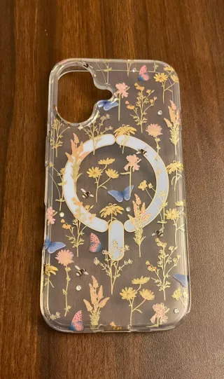 Funda Magsafe iPhone 17 Flores y Mariposas