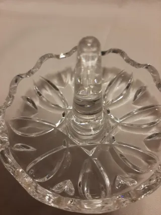 Porta anelli in cristallo