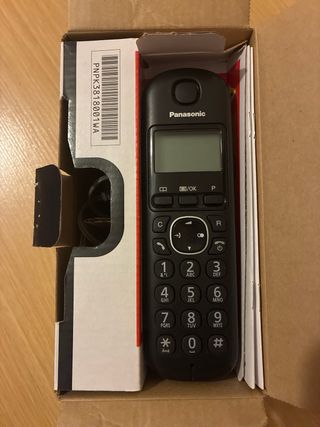 Teléfono Inalámbrico Panasonic KX-TGB210 Negro