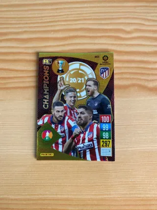 Cromo Champions Atlético de Madrid 20/21