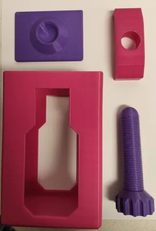 Prensa para cartas TGC - Púrpura y Rosa