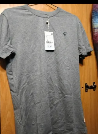 Camiseta básica gris Álvaro Moreno Talla XS