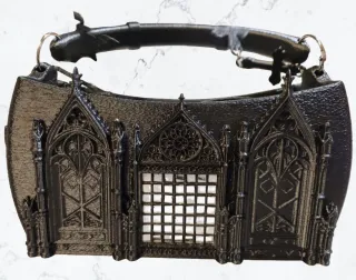 Bolso Escultura Catedral Negro