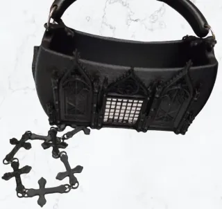 Bolso Escultura Catedral Negro