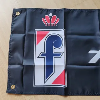 Bandeira Pininfarina 180x45 cm, preto