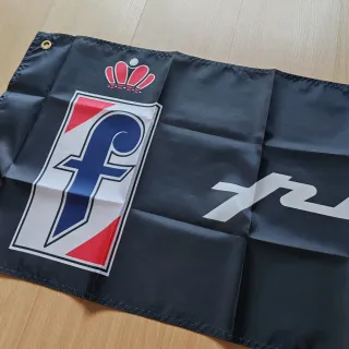 Bandeira Pininfarina 180x45 cm, preto