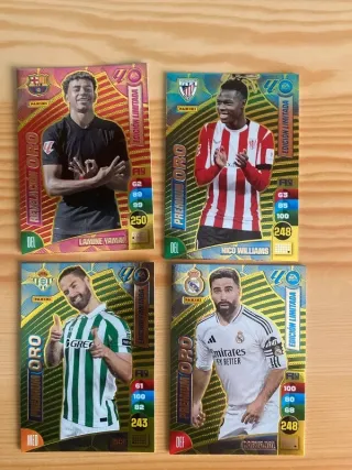 Lote Premium Oro Edición Limitada Adrenalyn 24/25